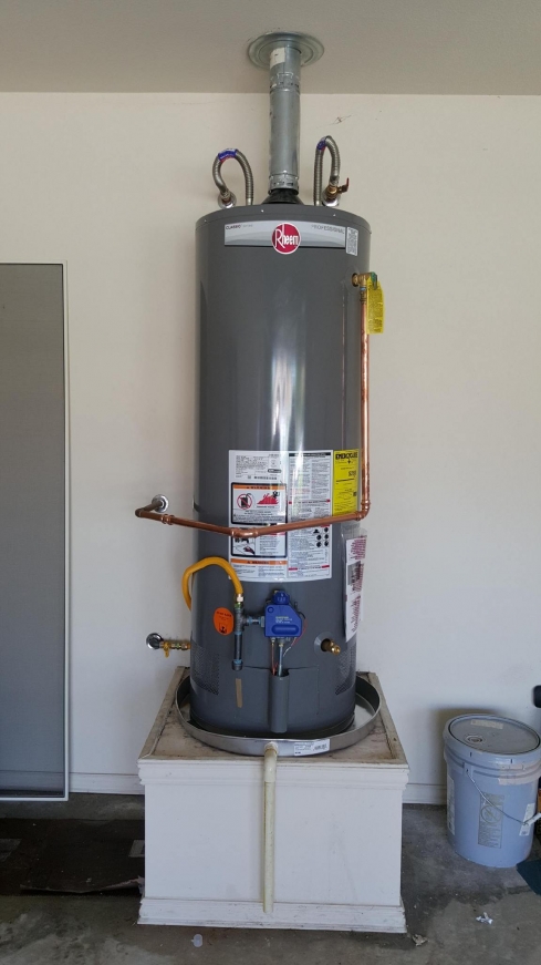 New Water Heater in Denton, Texas, 