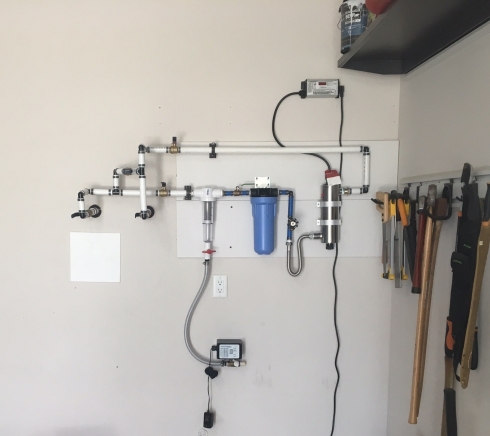 Water Treatment System Installed for Well Water, 