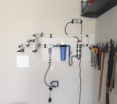 Water Treatment System Installed for Well Water,