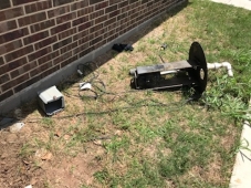 Grinder pump Replacement Next to Brick Wall